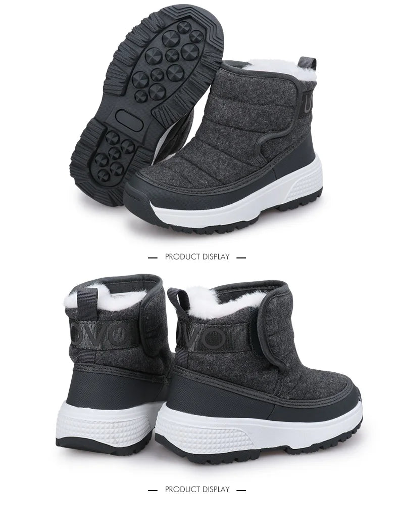 UOVO Kid's Winter Ankle Boots