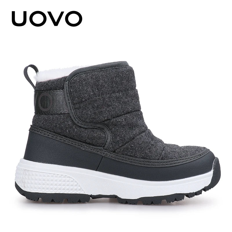 UOVO Kid's Winter Ankle Boots