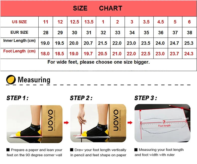 UOVO Warm Plush Winter Boots