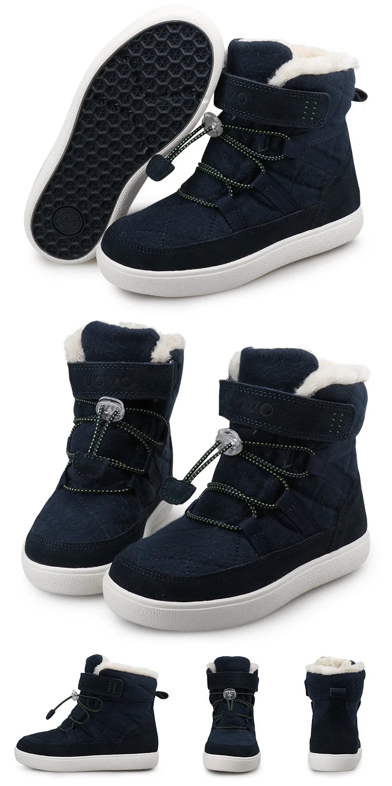 UOVO Warm Plush Winter Boots