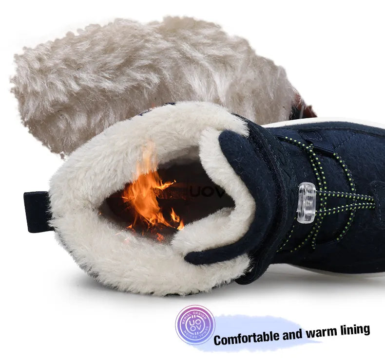 UOVO Warm Plush Winter Boots