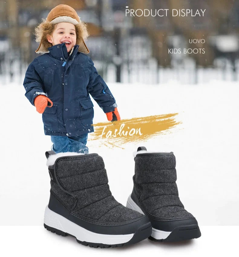 UOVO Kid's Winter Ankle Boots