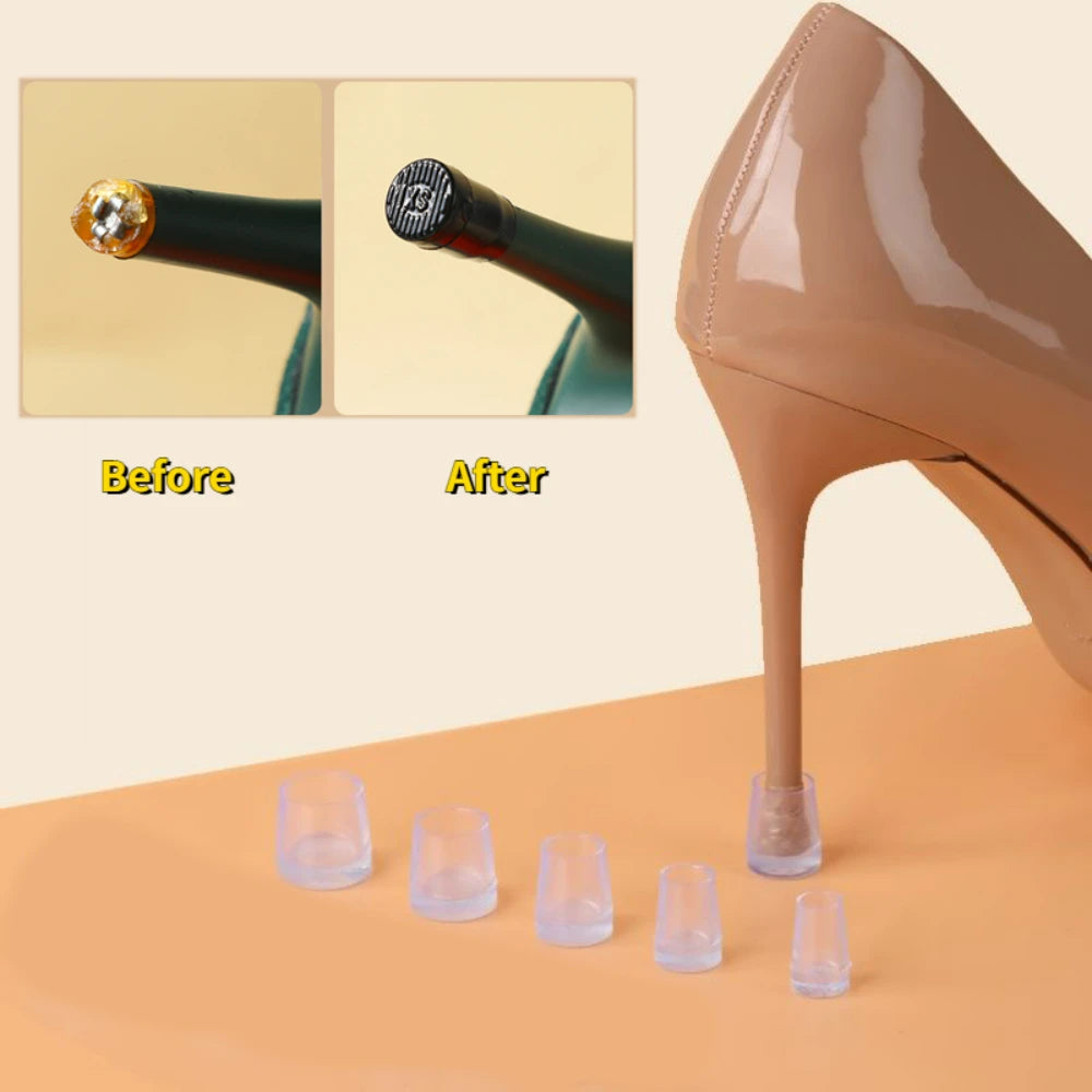Round Silicone High Heel Protectors