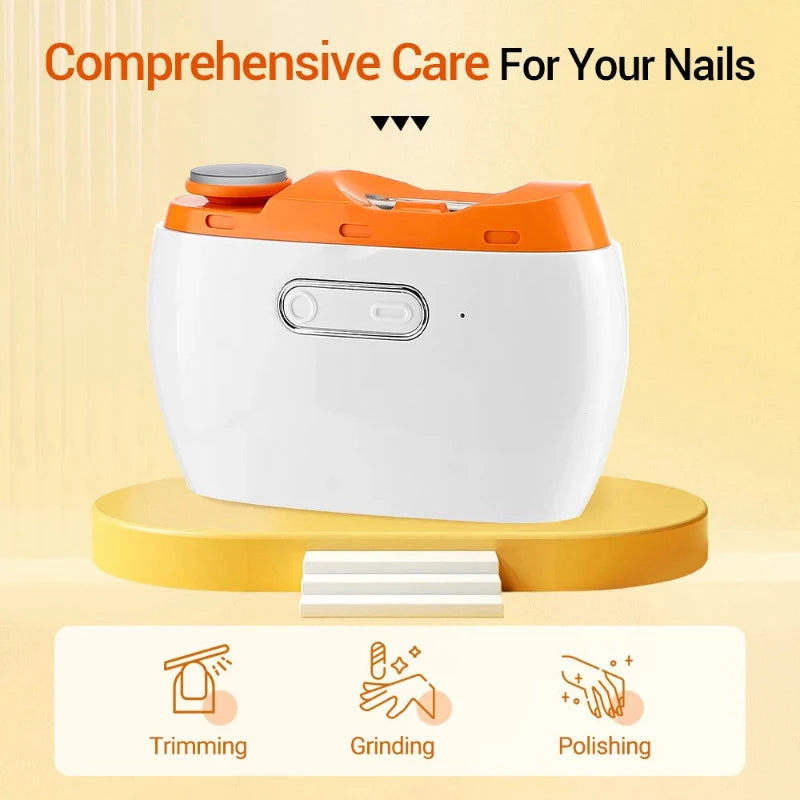 2 in 1 Automatic Nail Trimmer & Polisher
