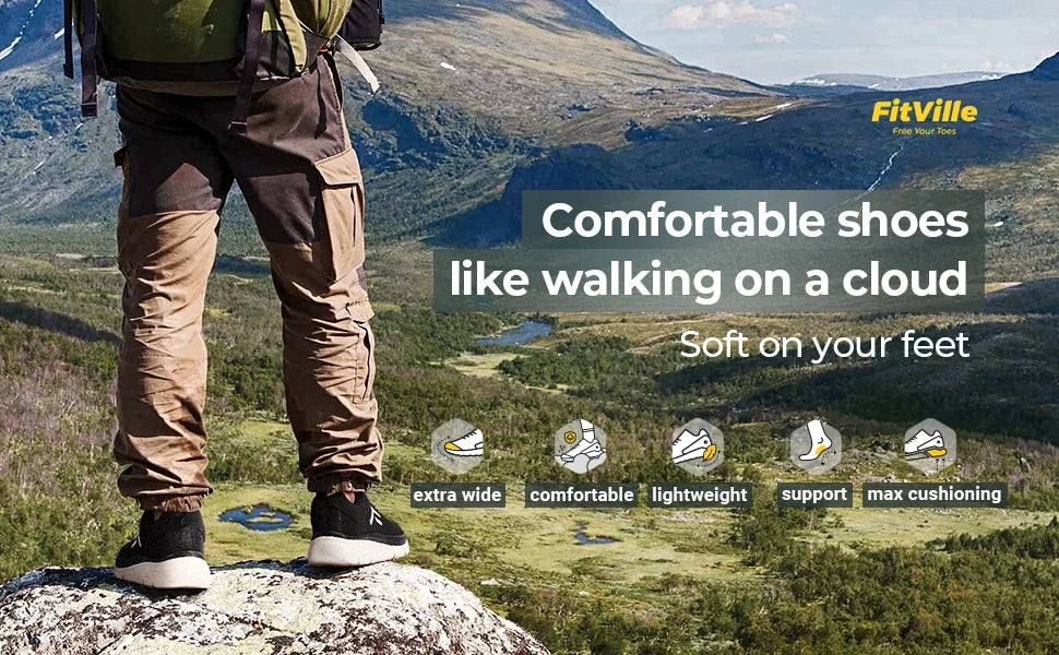 FitVille Men's Cloud Wanderer V2