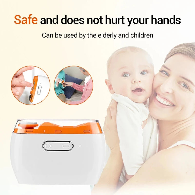 2 in 1 Automatic Nail Trimmer & Polisher