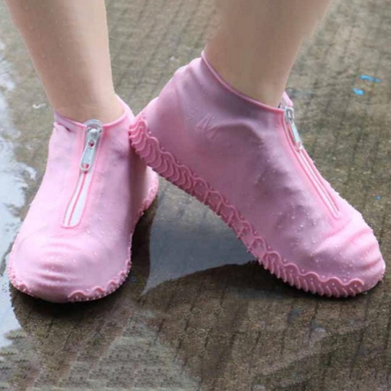 Silicone Waterproof Shoe Covers With Zipper
