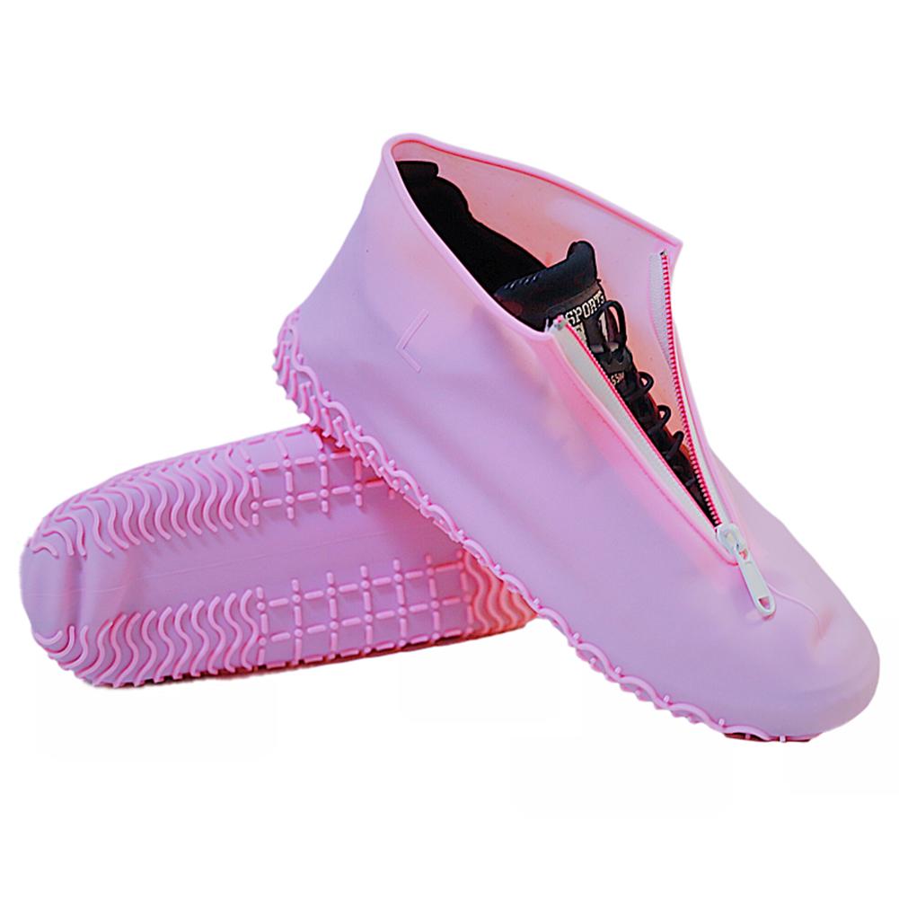 Silicone Waterproof Shoe Covers With Zipper