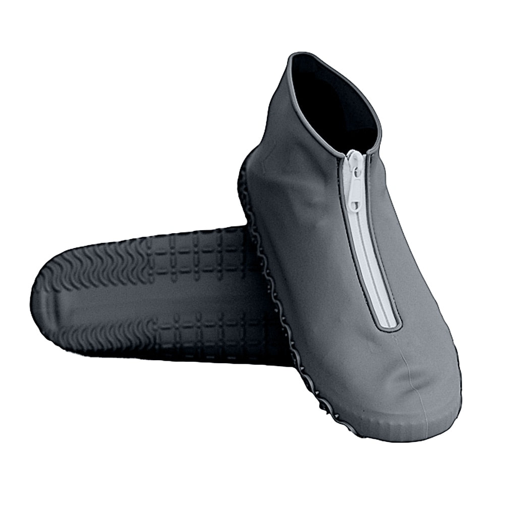 Silicone Waterproof Shoe Covers With Zipper