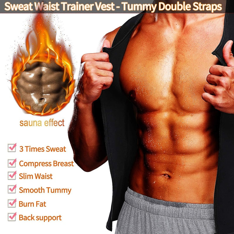Waist Trainer Back Support Sauna Vest