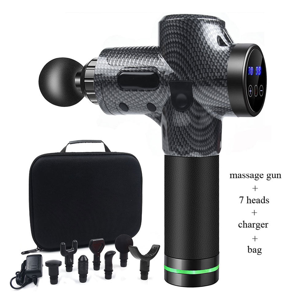 Massage Gun-7 Heads 30 Speed