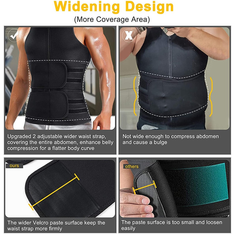 Waist Trainer Back Support Sauna Vest