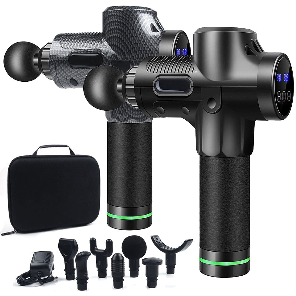 Massage Gun-7 Heads 30 Speed