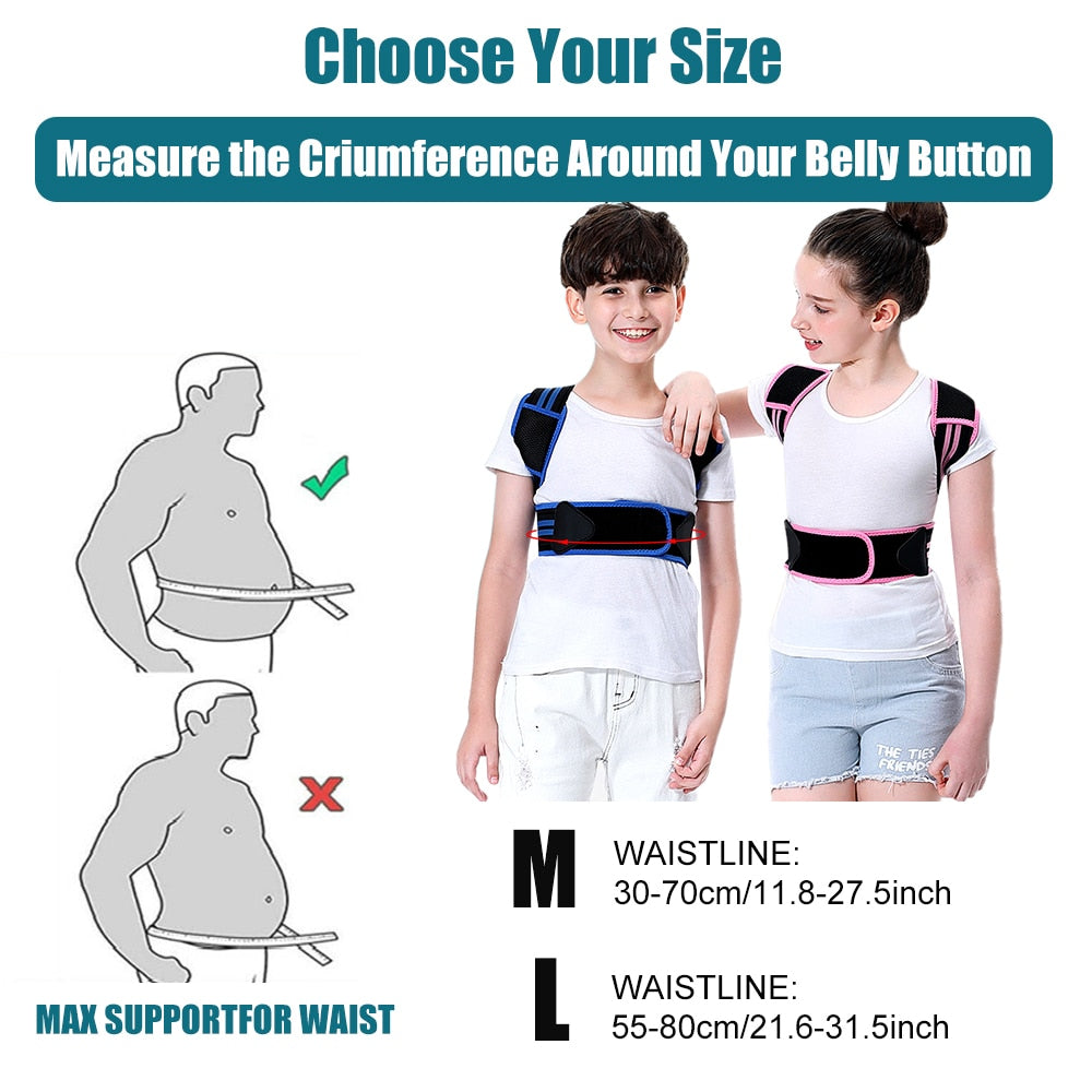 Adjustable Posture Corrector for Kids