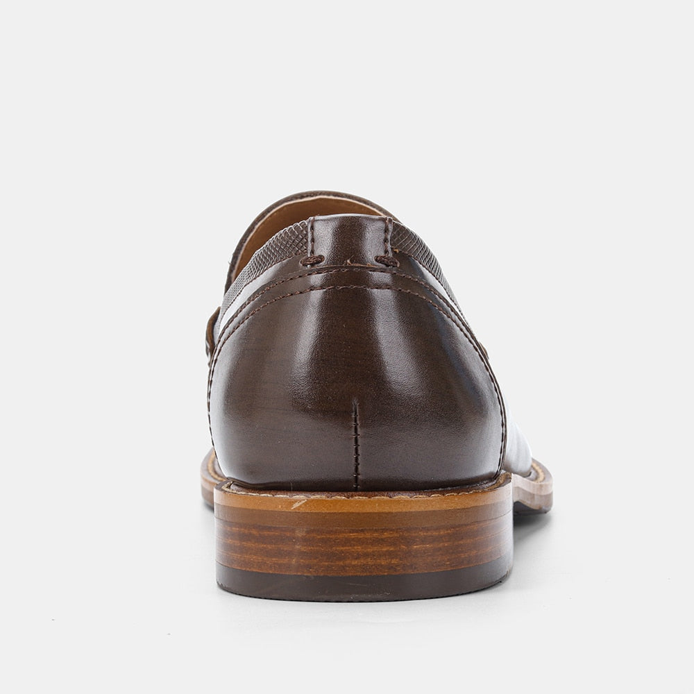 Leather Tassel Loafers