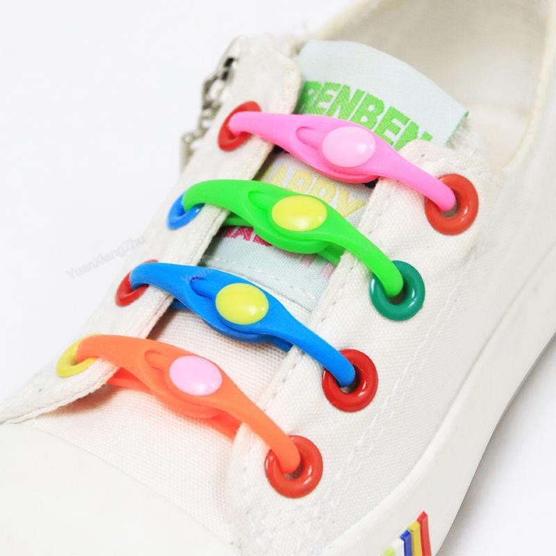 12pcs Silicone No-Tie Shoelaces