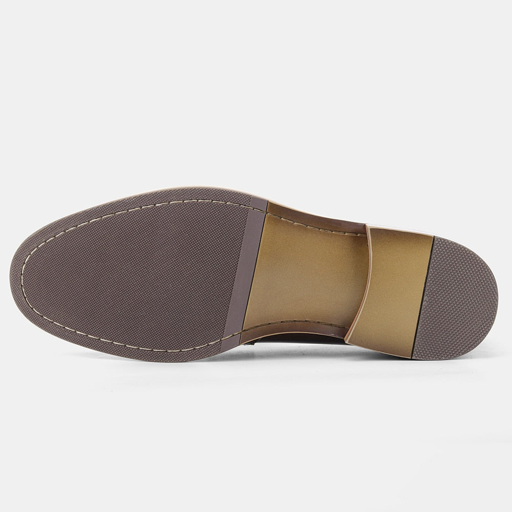 Leather Tassel Loafers