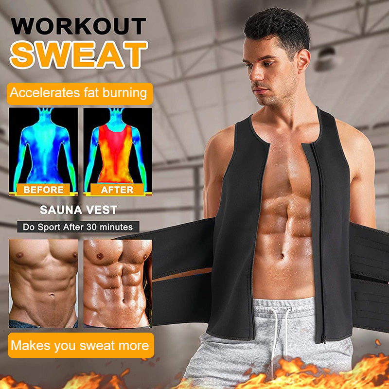 Waist Trainer Back Support Sauna Vest