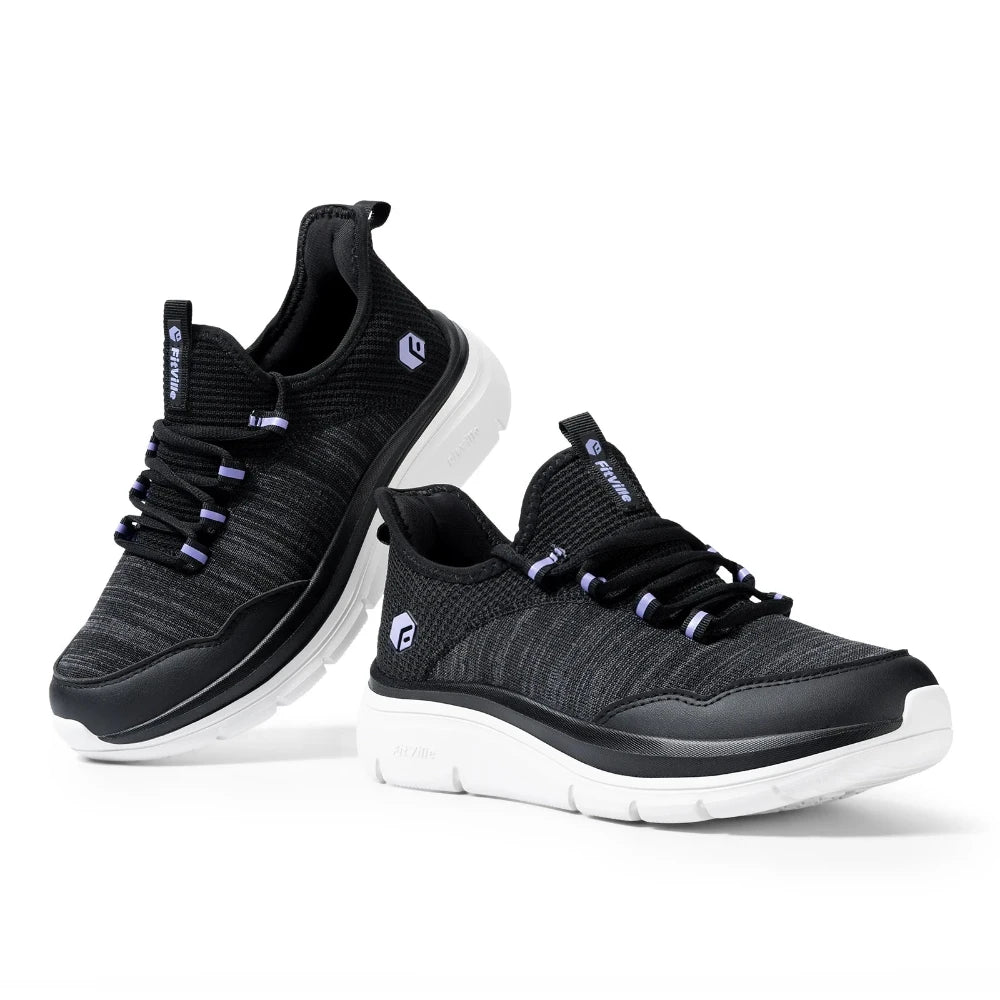 Fitville women's cloud wanderer v7 black pair 1