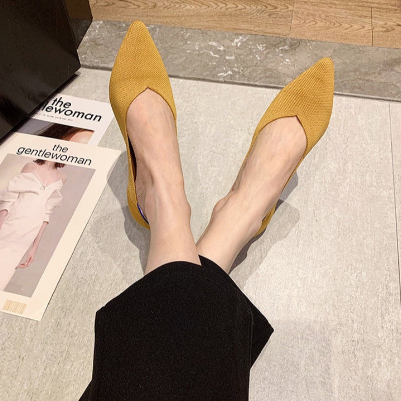 Pointed Toe Flexi-Flats