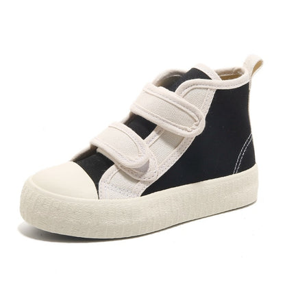 Kid's Patchwork Canvas High Tops