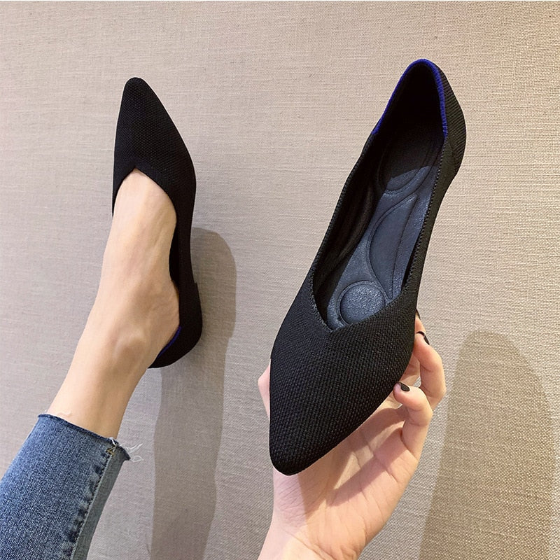 Pointed Toe Flexi-Flats