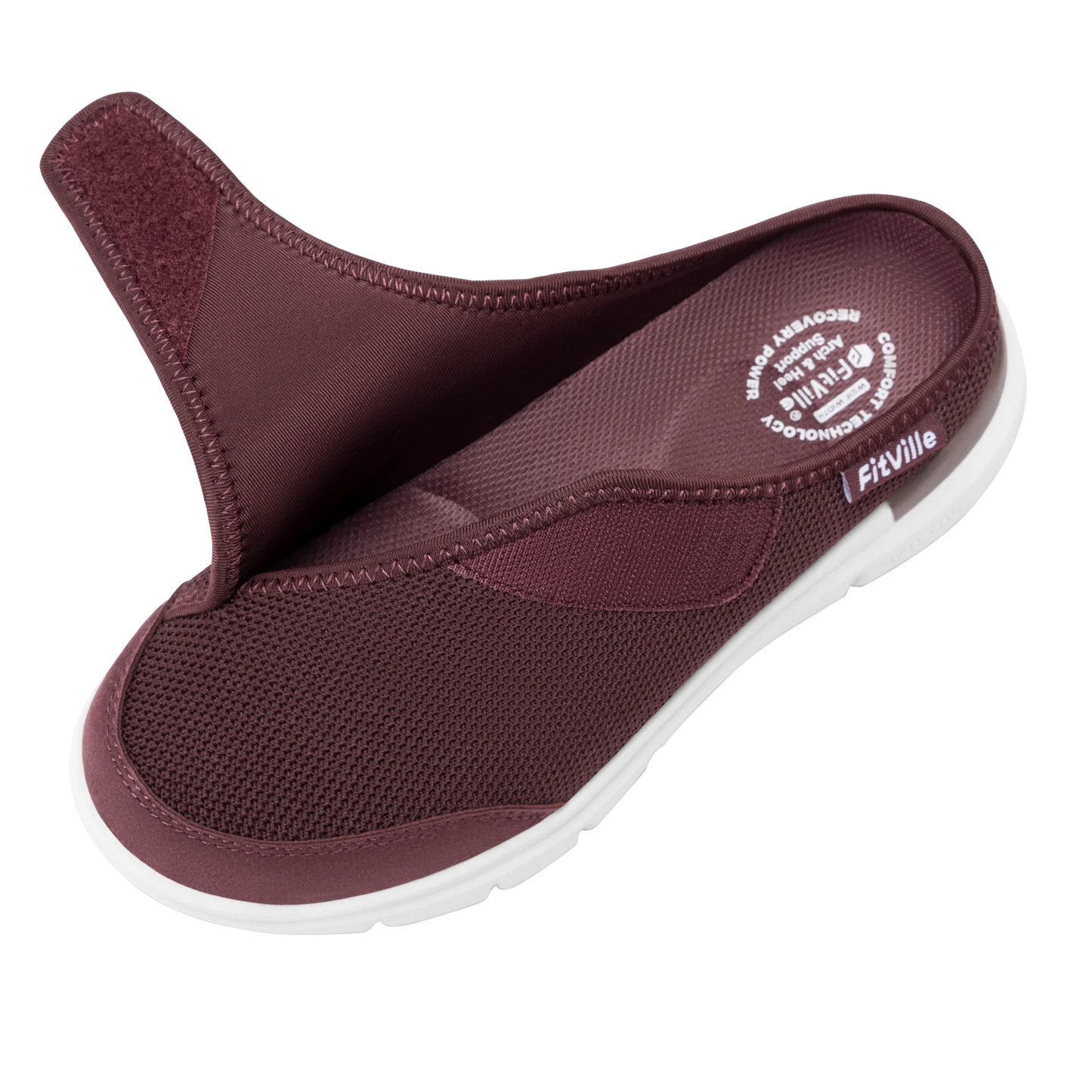 FitVille Women's EasyTop Diabetic Slipper V5