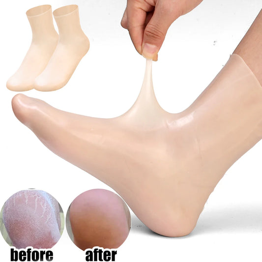 Long Silicone Moisturizing Socks