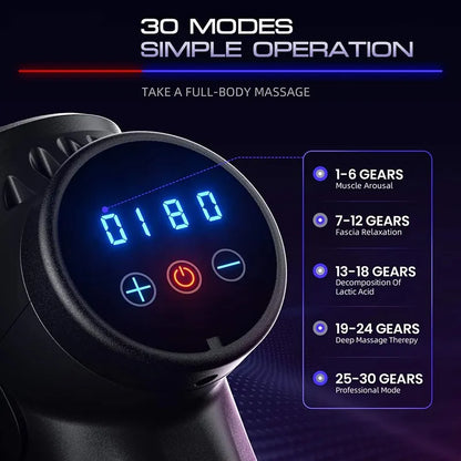 6 Head Massage Gun-USB Charge