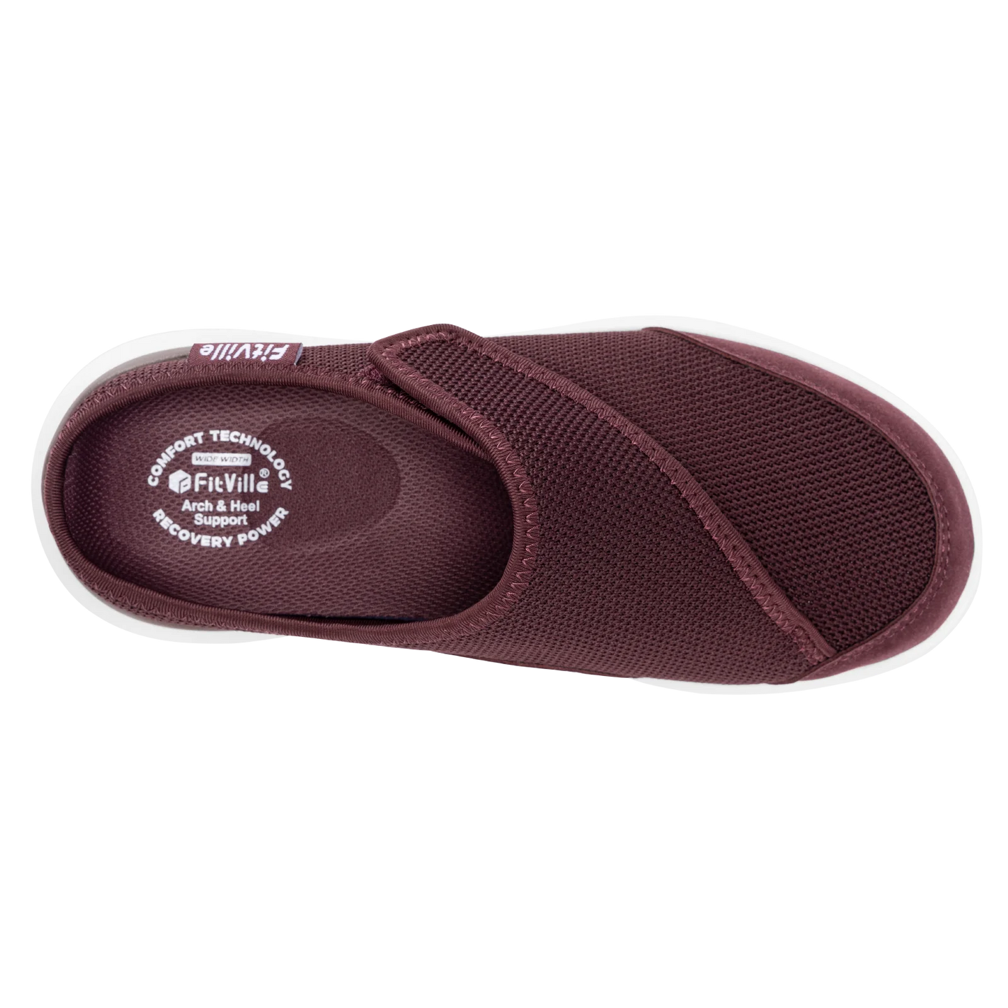 FitVille Women's EasyTop Diabetic Slipper V5