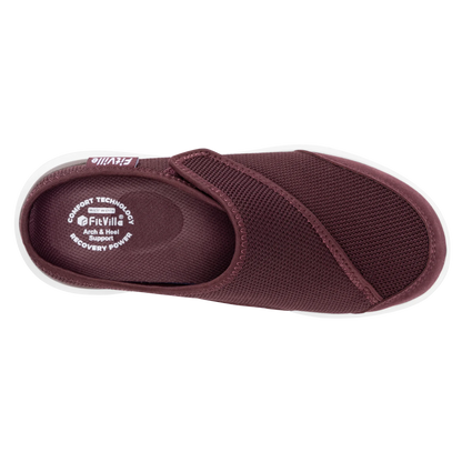 FitVille Women's EasyTop Diabetic Slipper V5
