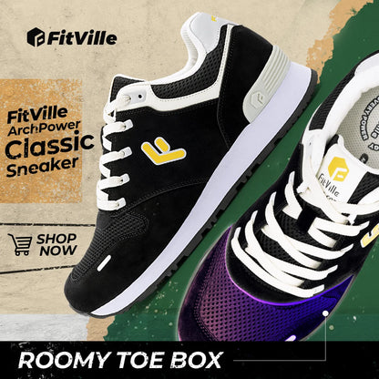 FitVille Men's ArchPower Comfy Sneaker V1