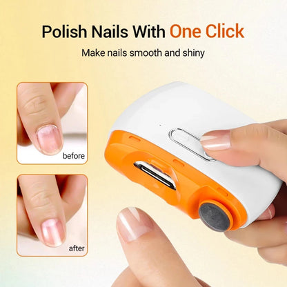2 in 1 Automatic Nail Trimmer & Polisher