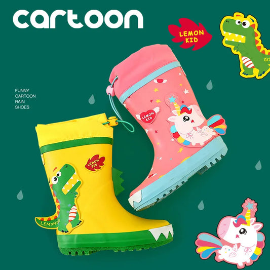 Kid's Colorful Rain Boots