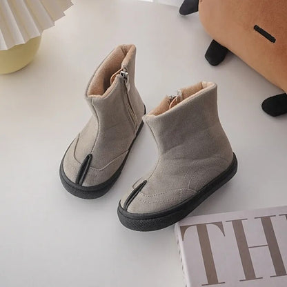Kid's Canvas Zip Boots