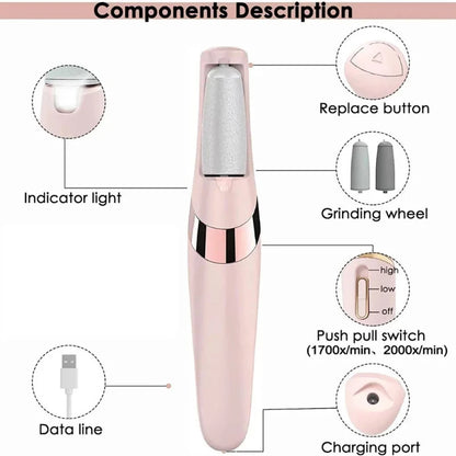 Rechargeable Electric Pedicure Tool