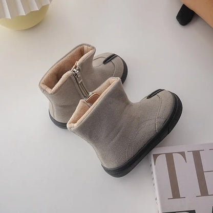 Kid's Canvas Zip Boots