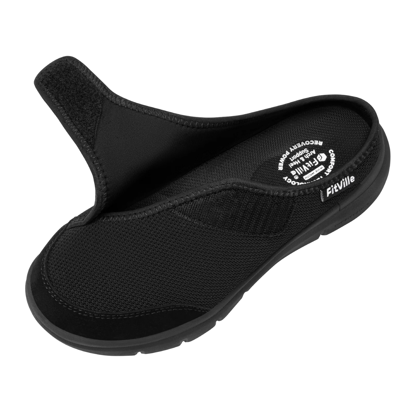 FitVille Women's EasyTop Diabetic Slipper V5