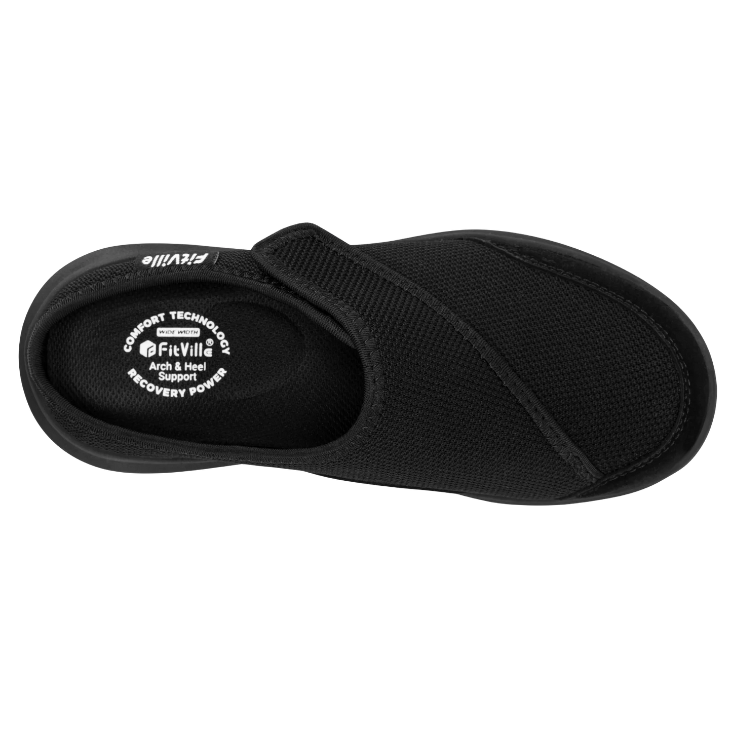 FitVille Women's EasyTop Diabetic Slipper V5