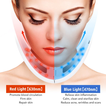 EMS Neck Device + V-Shaped Face Tightening Device Combo