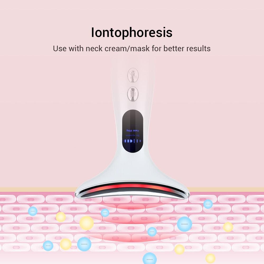 EMS Neck Device + V-Shaped Face Tightening Device Combo