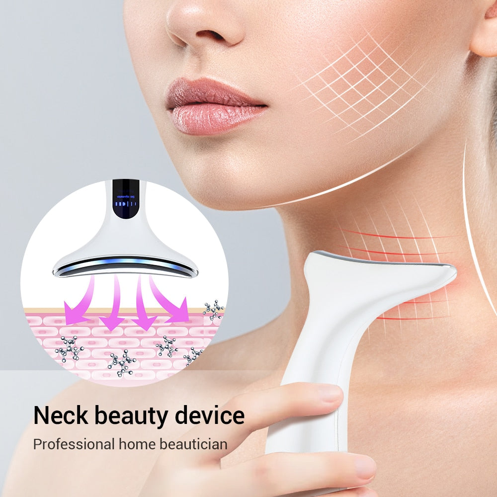 EMS Neck Device + V-Shaped Face Tightening Device Combo