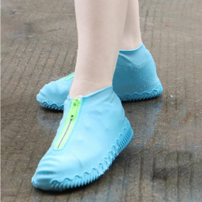 Silicone Waterproof Shoe Covers With Zipper