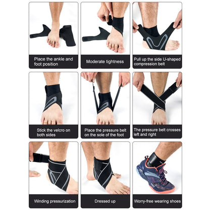 Ankle Support Guard + Wrap