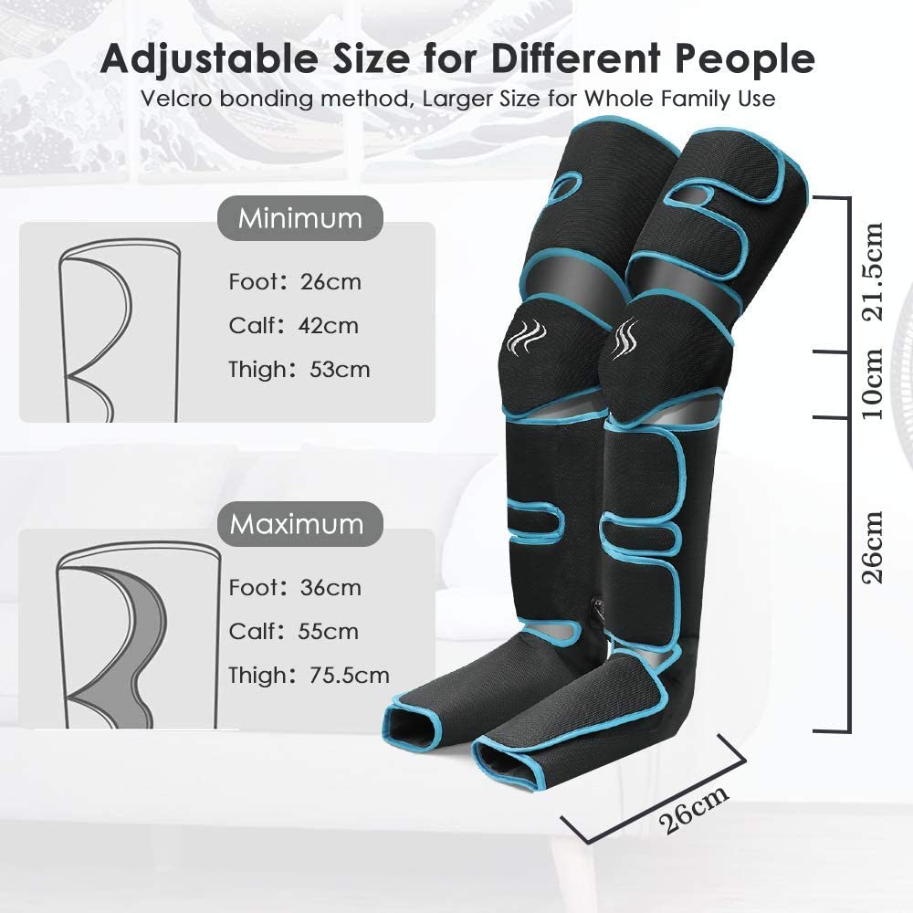 360° compression leg massager