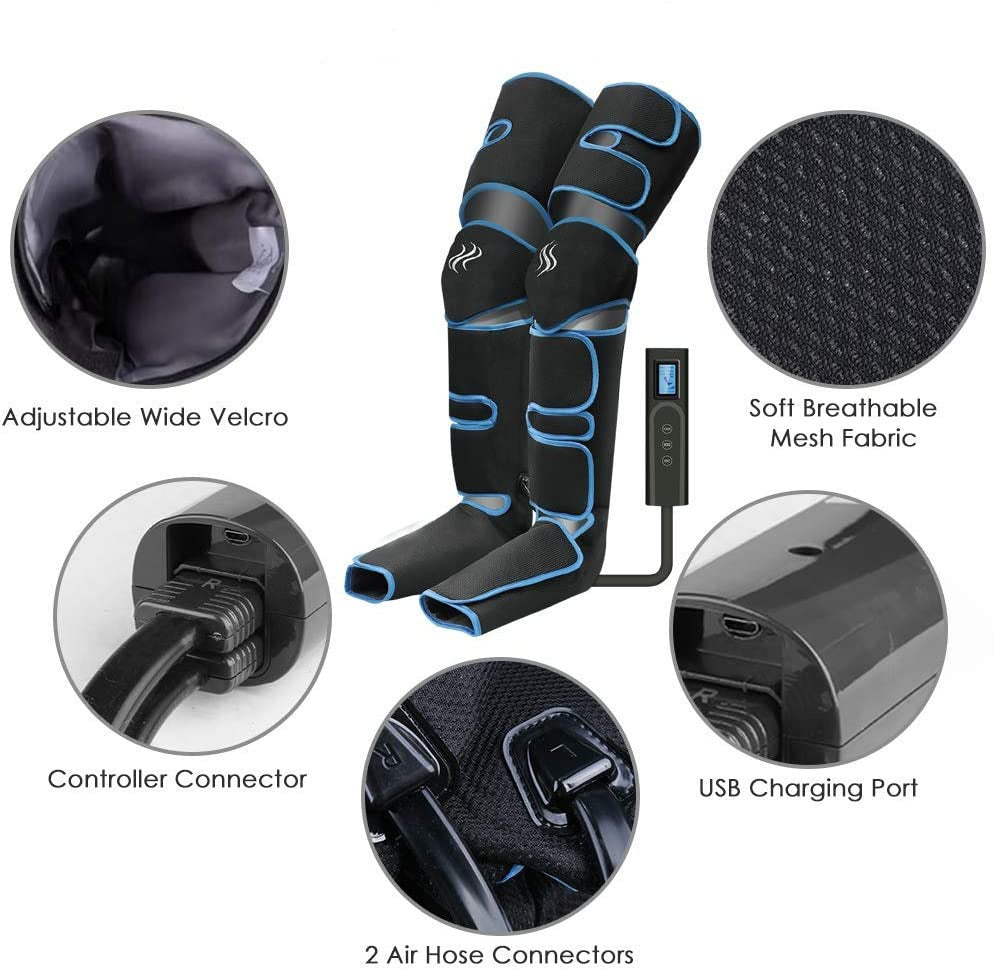 360° compression leg massager