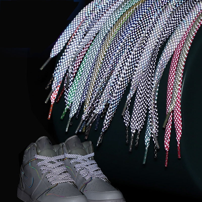 Reflective Flat Shoelaces