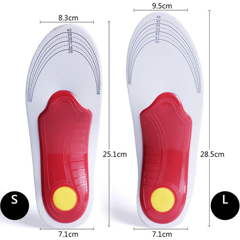3D Orthotic Arch Support Insoles