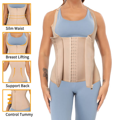 Women's Waist Trainer & Back Support Vest