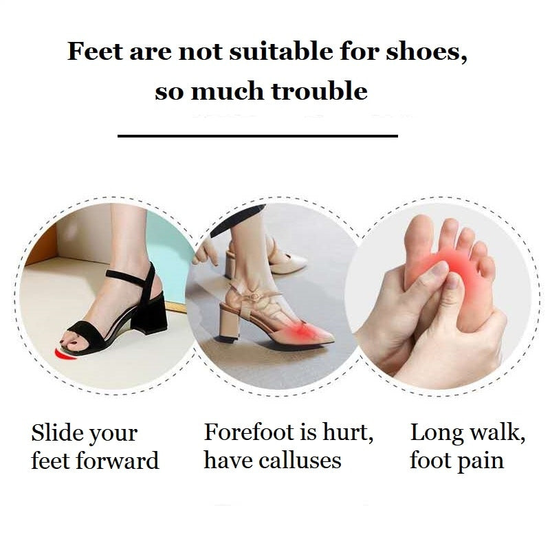 Forefoot Silicone Shoe Inserts